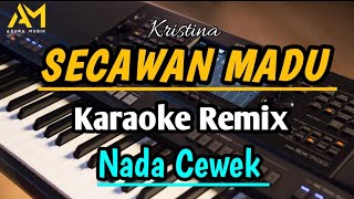 SECAWAN MADU KARAOKE REMIX NADA CEWEK | Azura musik