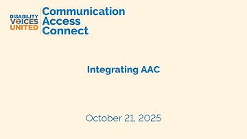 Integrating AAC