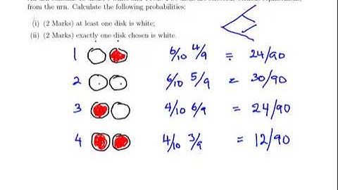 Probability - Sampling without Replacement