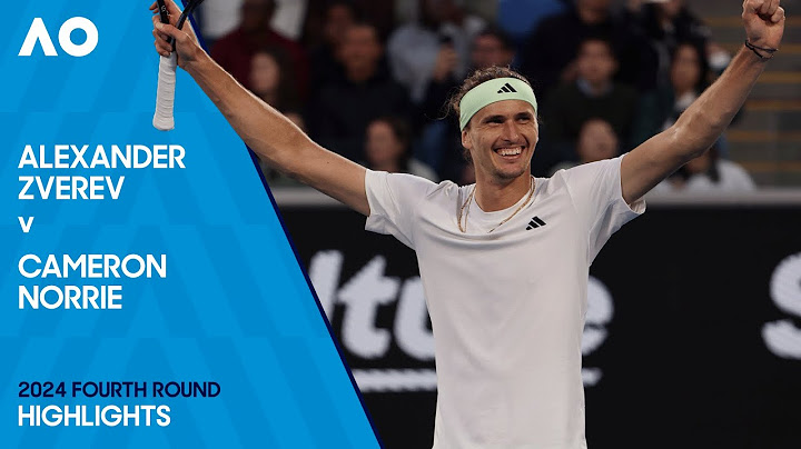 Alexander Zverev v Cameron Norrie Highlights | Australian Open 2024 Fourth Round