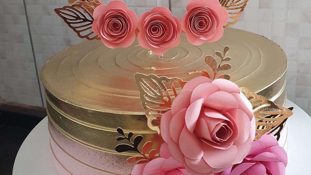 Ideias de Bolo Rosa com Dourado (Pink, Rose Gold e +) - Mulher