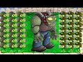 Plants vs Zombies Battlez 99 Pea vs Gargantuar, Zomboni, Zomboss
