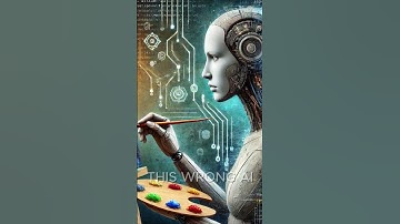 Is AI taking over arts  #WrongAI #AIArt #ArtificialIntelligence #ChatGPT #ai #shorts