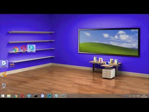 how to make 3D office on the desktop/როგორ გავაკეთოთ დესკტოპზე 3D ოფისი?!