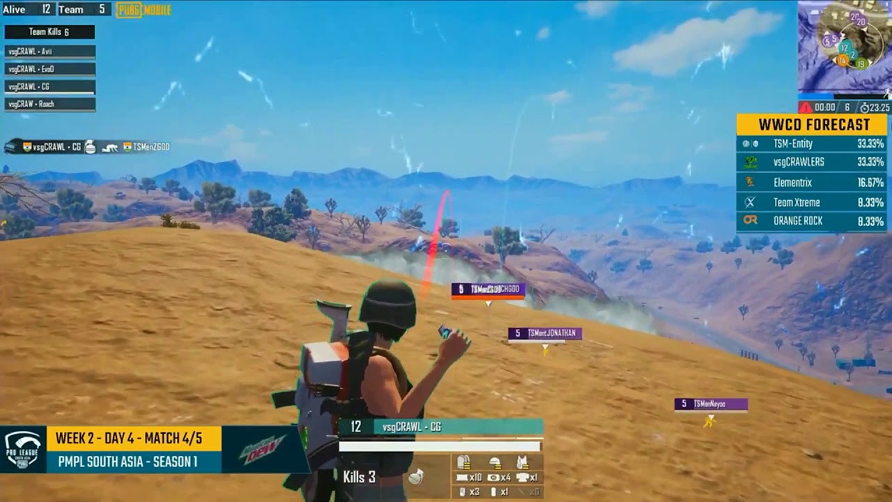 TSM-Entity Vs VsgCrawl | PMPL Highlights | 