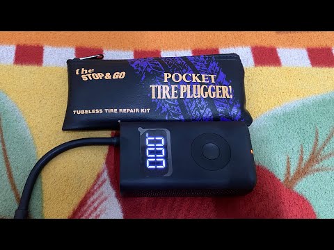 Video Trên Tay : Bộ vá nấm Stop.Go & Máy bơm hơi cầm tay... - youtube