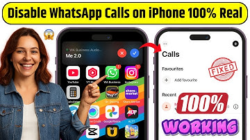Disable WhatsApp Calls on iPhone 100% Working | iPhone Me WhatsApp Calls Disable Kaise Kare