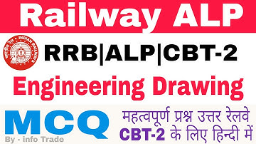Engineering Drawing for Railway ALP CBT-2 || MCQ Questions with Answer