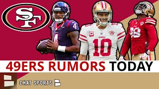 49ers Rumors: Deshaun Watson Wants 49ers Trade? Jimmy G Trade Value ‘Cratered’ | Arden Key BACK?
