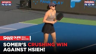 Somer Dallabona's Thrilling Victory Over Yuchieh Hsieh!