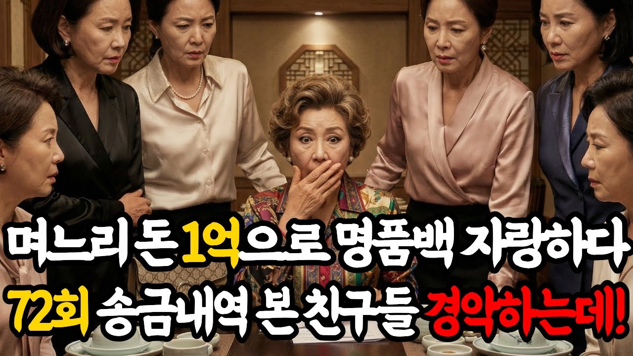 1억 800만원 참교육! 며느리 돈 뺏어 가방 자랑하던 시어머니의 최후