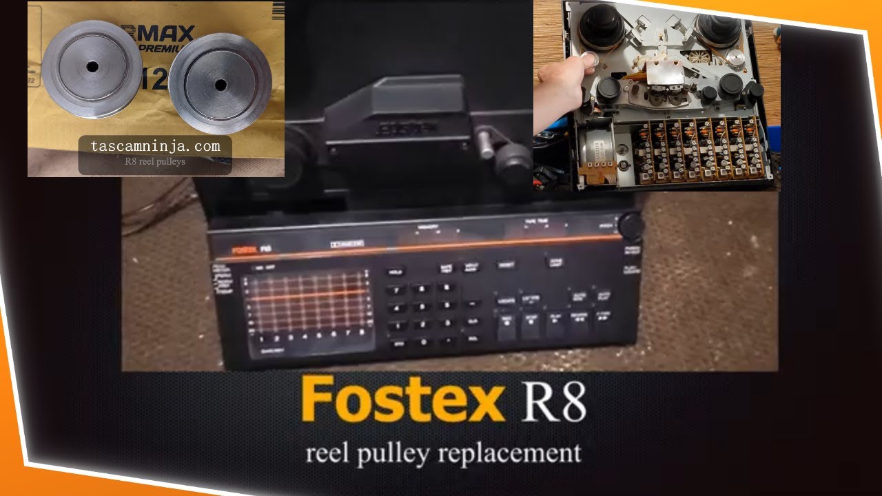 Fostex R8 Reel Pulley Replacement 