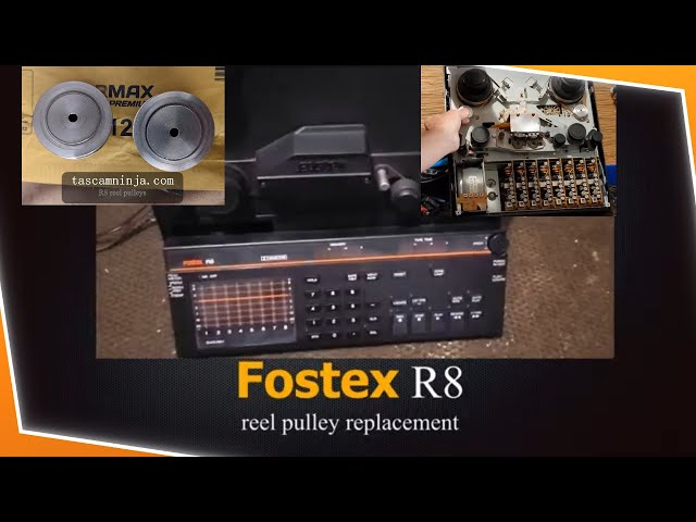 Fostex R8 Reel Pulley Replacement