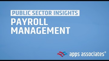 Public Sector Insights - Oracle HCM for Payroll Management