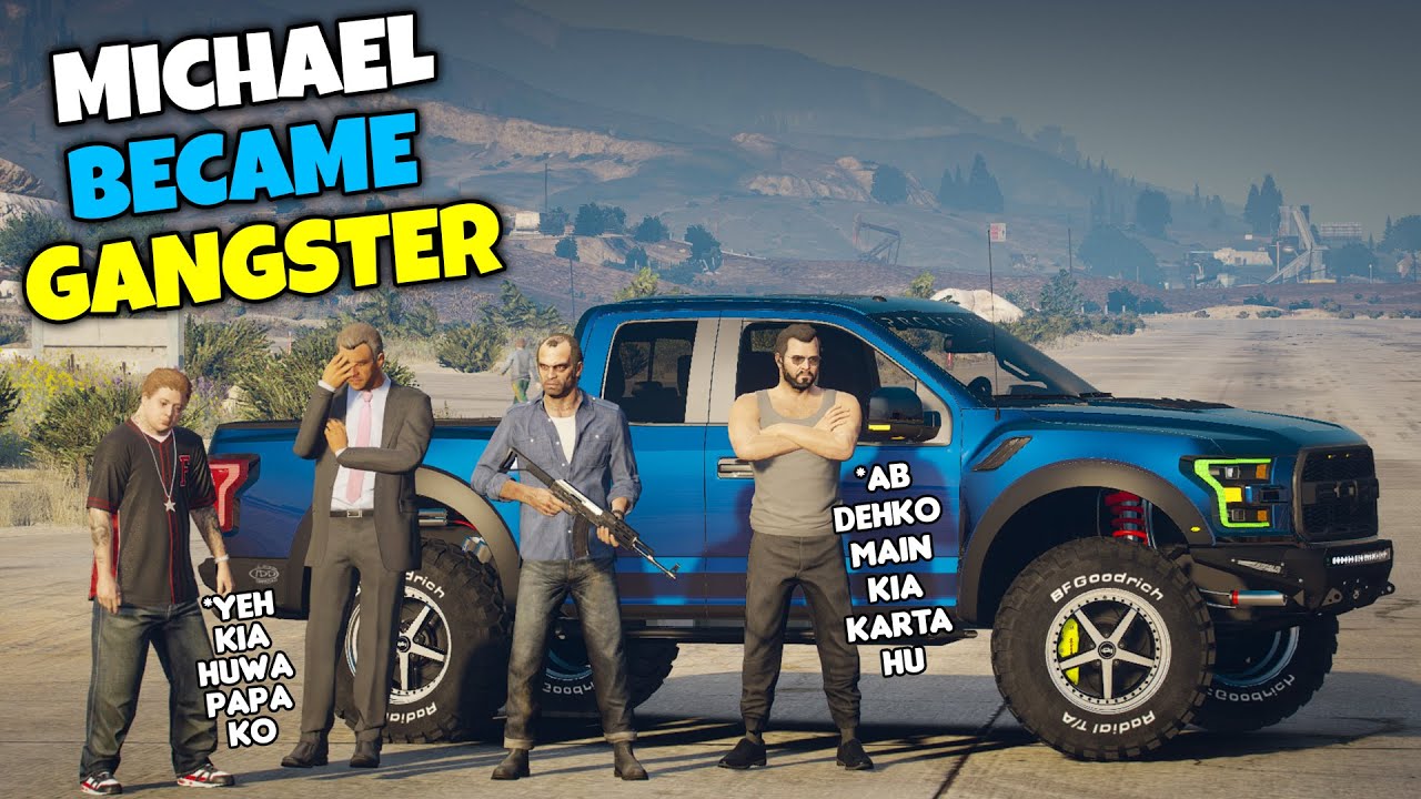 GTA 5 Pakistan | Michael Became Gangster | DADA ABU And Jimmy Shocked ...