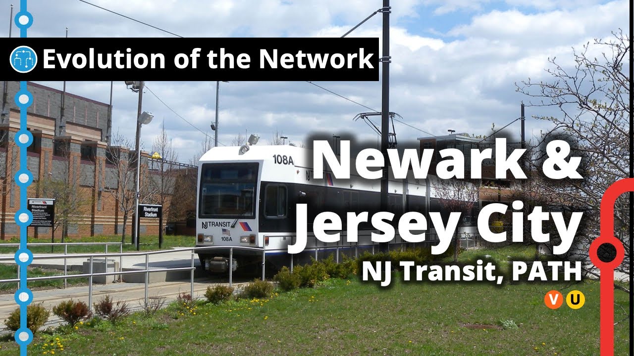 Newark & Jersey City's Subway & Light Rail Network Evolution - YouTube