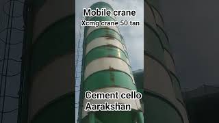 #mobile crane xcmg crane 50 ton #mobilework cement cello Aarakshan