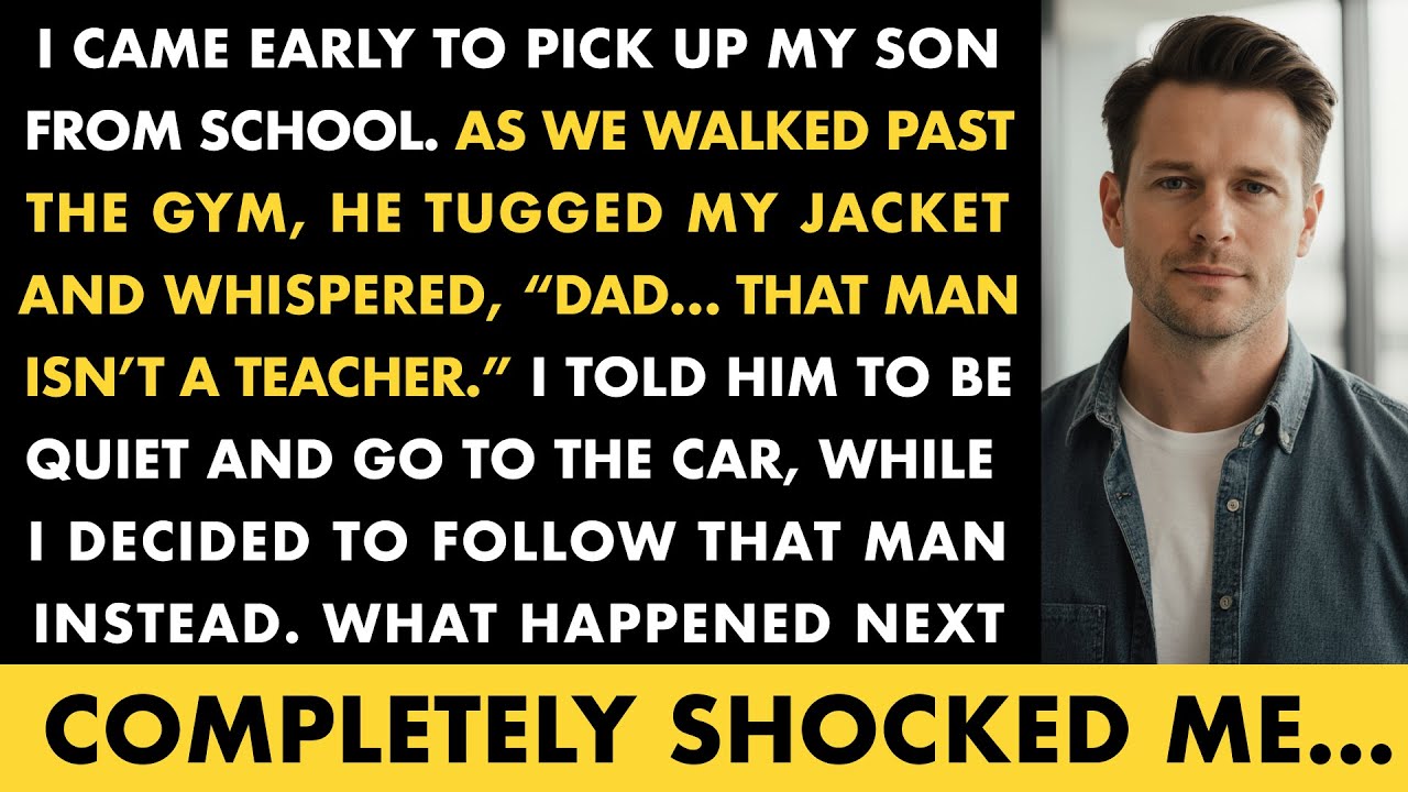 "Han är min son." Orden kom från en främling utanför min sons skola, och i samma sekund förändrades allt. Det var en helt vanlig tisdag i eftermiddagssolen. Jag hade hämtat Nate som alltid, men...