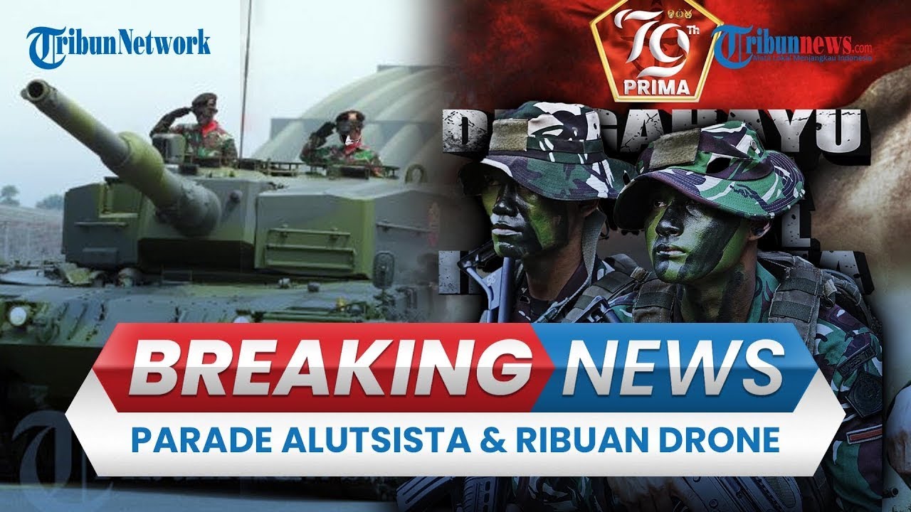 🔴BREAKING NEWS: HUT Ke-79 TNI di Monas, Tampilkan Ribuan Drone hingga Masyarakat Bisa Naik Alutsista