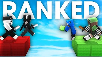 Playing RANKED BEDWARS For The First Time!