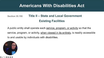 BlueDAG Accessibility Minute: ADA Title II - "Readily Accessible"