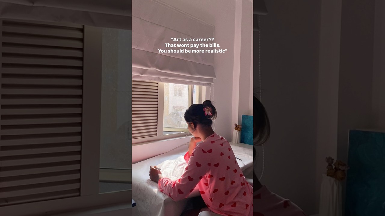 Apparently, "Art isn’t a real job" was the best career advice I ever ignored💅🏻