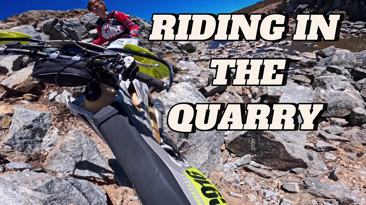 Quarry Riding RIDING AT THE QUARRY WITH HUNTER - YouTube
