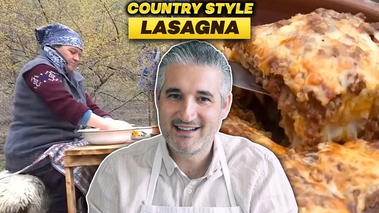 Italian Chef Reacts to COUNTRY STYLE LASAGNA ( @The Food Ranger ) | Vincenzo