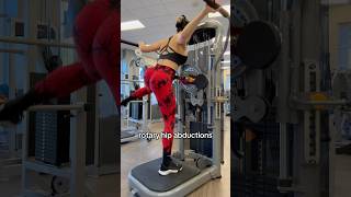2 exercises for the GLUTES 🍑 #gymgirls #gluteworkout #glutegains #gymlife #gymmotivation #glutes