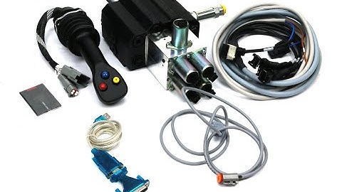 Front Loader Full proportional valve 3rd with float section Electric Joystick Tractor John Deere