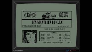 [Amstrad CPC Discmag] Croconews 1 by Dan93 1987