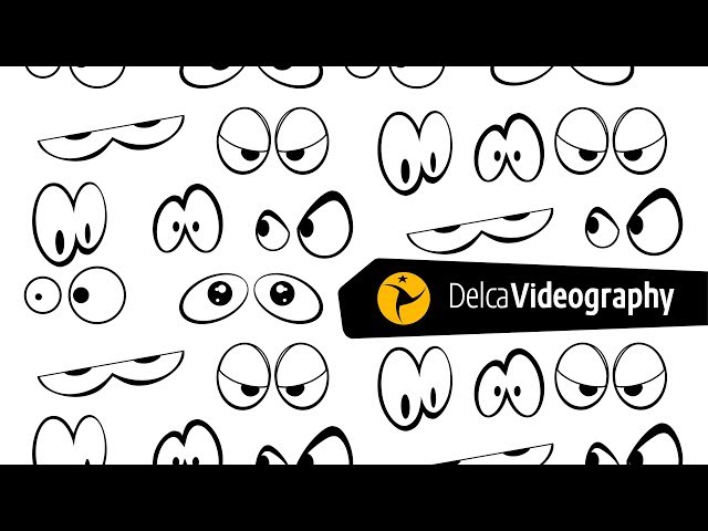 👀 Cómo dibujar Ojos tipo Caricatura en Corel DRAW | DelcaVideography 👁 class=