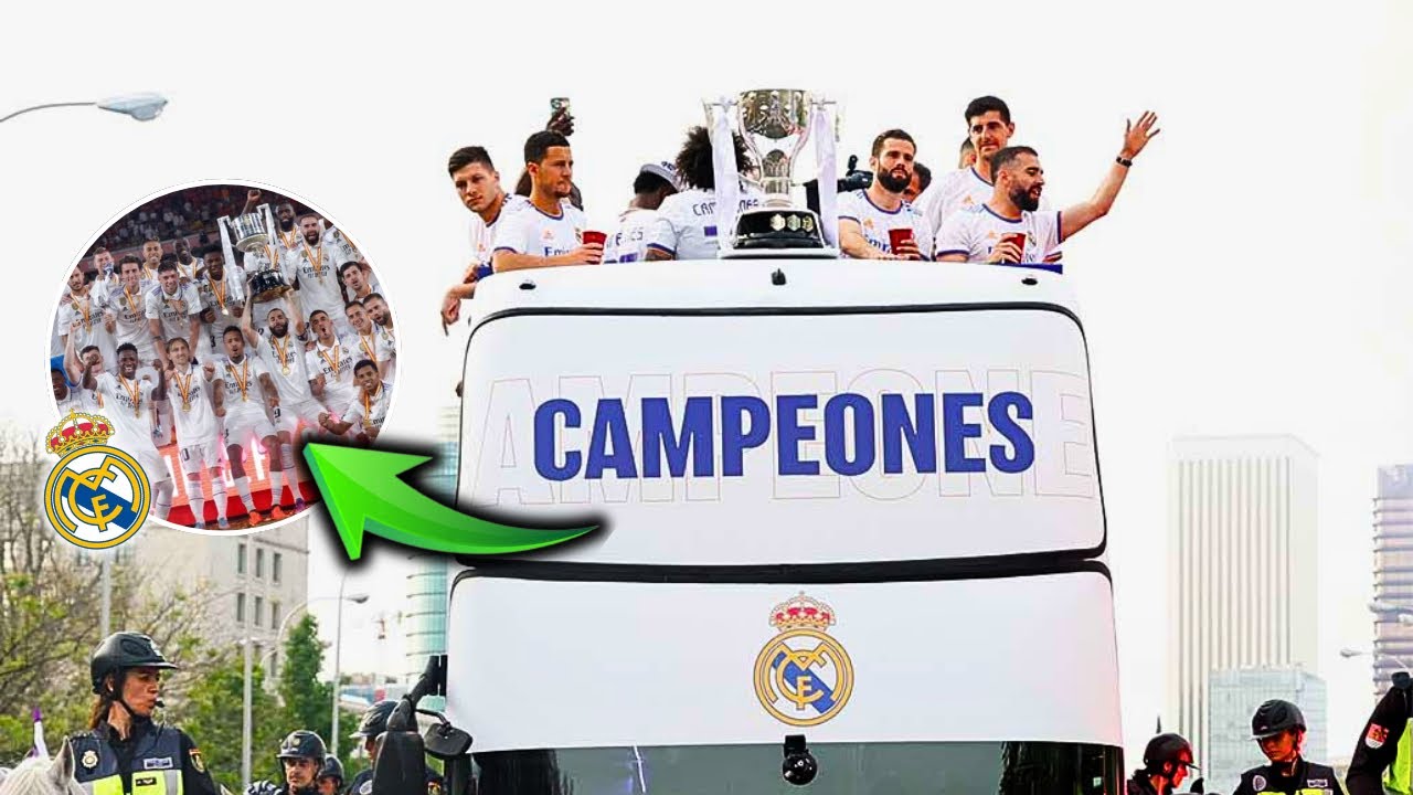 ¡MIRA LA CELEBRACION DE LOS JUGADORES DEL REAL MADRID TRAS SER CAMPEON ...