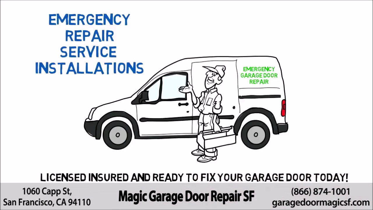 Garage Door Spring San Francisco CA 415-754-4555 Cable