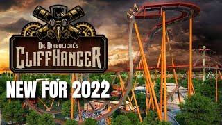 Six Flags Fiesta Texas NEW For 2022 - Dr. Diabolical's Cliffhanger