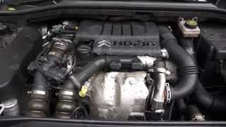 Cold Start Citroen C4 1.6 Hdi 92 Hp Choking - Youtube