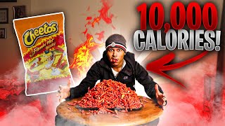 10,000 Calorie FLAMIN HOT CHEETOS CHALLENGE!!!