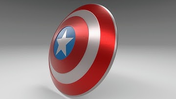 HOW TO TEXTURE CAPTAIN AMERICA SHIELD IN SUBSTANCE PAINTER