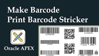 Print Barcode Labels Using  Oracle APEX | Quickly Barcode Generate screenshot 5