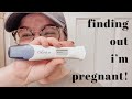 Finding Out I'm Pregnant & Telling my Husband!