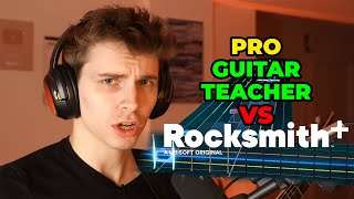 PRO GUITAR TEACHER TRIES ROCKSMITH+