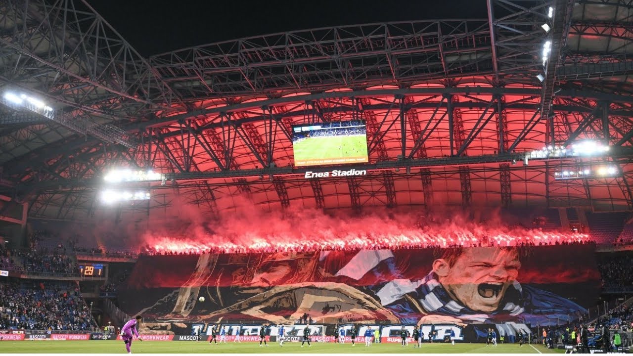 „Wiara Lecha” Oprawa kibiców Lecha Poznań podczas meczu z Lechią Gdańsk | 31.01.2026