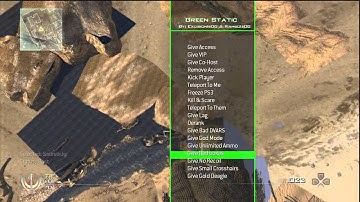 Green Static Mw2 RTM menu