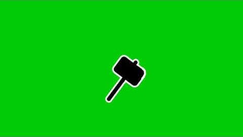 Mr game and watch hammer green screen