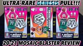 ULTRA-RARE GENESIS PULL!!! | 2020-21 Panini Mosaic Basketball Retail Blaster Box Review x3 screenshot 2