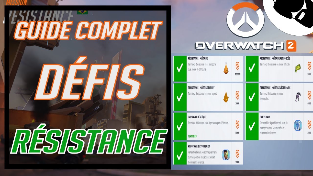 [OW2-PVE] GUIDE COMPLET DES DÉFIS : RIO (VF/FR) - YouTube