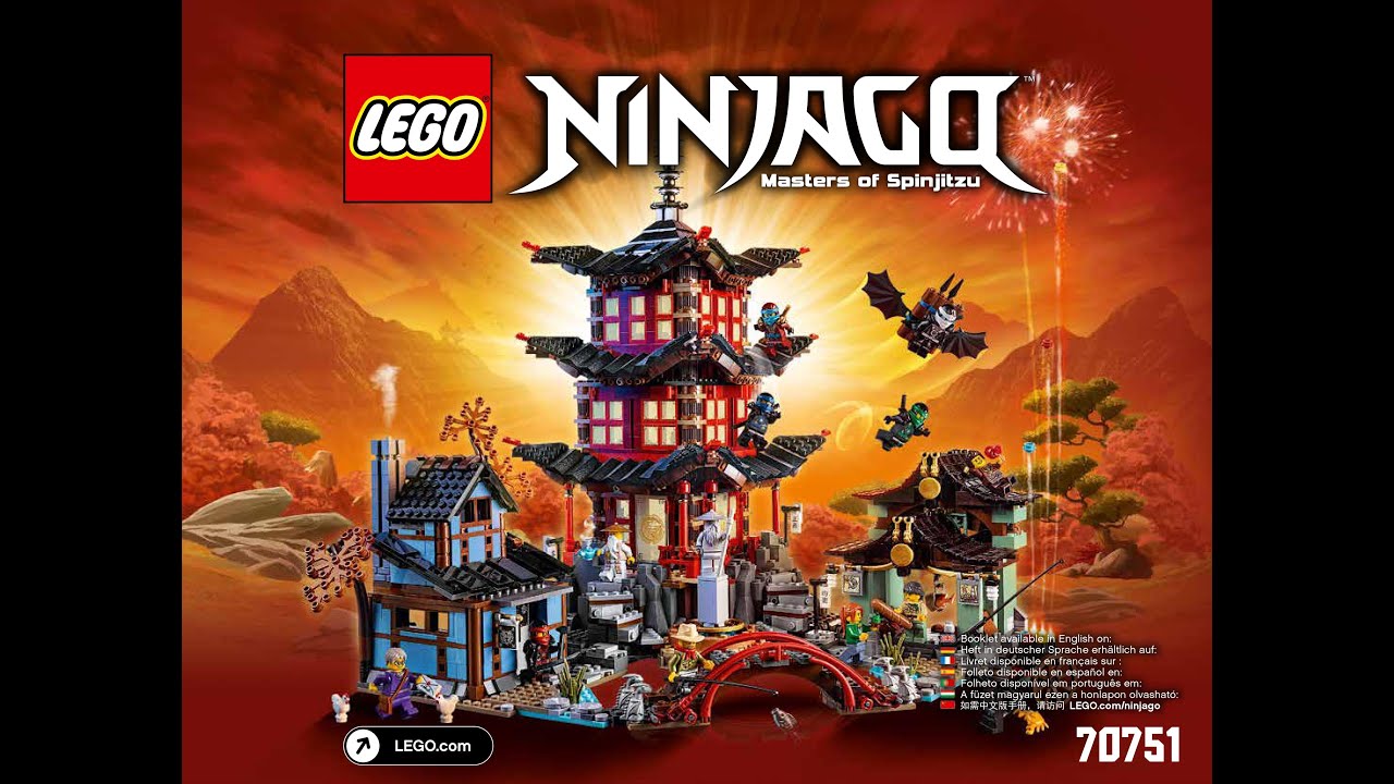 LEGO 70751 Ninjago Temple of Airjitzu Instructions DIY