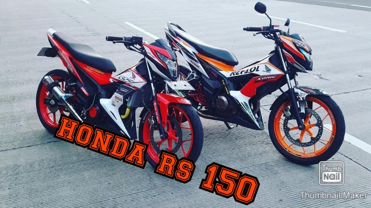 honda rs 150 modified compilation - YouTube
