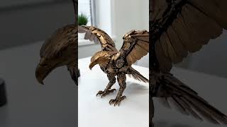 Hyper Realistic AI Toy Car Transformation into Eagle | Satisfying Mechanical ASMR #shorts