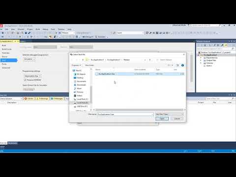 Up down counter coding in microchip studio by using ATMega 16 microcontroller